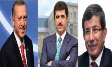 Erdogan Û Davudoglu peyameke Pîrozbayî Pêşkêşî Nêçîrvan Barzanî Kirin