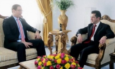 Mesrûr Barzanî bi Konsolosê Tirkiyeyê re civiya