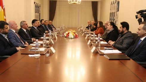 Nêçîrvan Barzanî ligel firakisyonên Kurdistanê civiya  