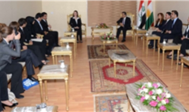 Felah Mistefa pêşwazî li xwendekarên zanîngehên Almaniyayê kir