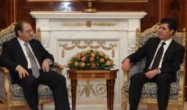 Nêçîrvan Barzanî û nûnerê serokê Rusiyayê li Hewlêrê civiyan