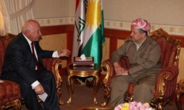 Serok Barzanî Bi Derwêş Sedo Re Civiya