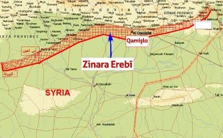 Erebkirina herêmên kurdî li Rojavayê Kurdistanê