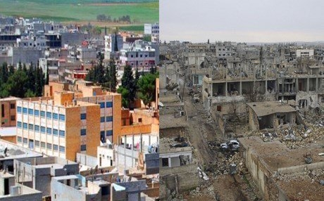 Neteweyên Yekbûyî: Kobanî wêran bûye