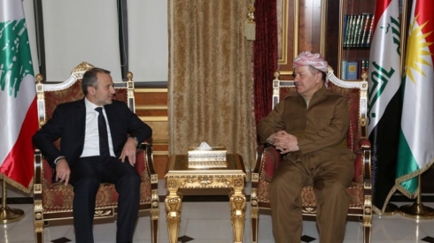 Serok Barzanî li gel wezîrê derve yê Libnanê civiya