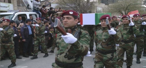 Silêmanî: Pêşmerge û Gerîla ji bo Newrozê meşiyan