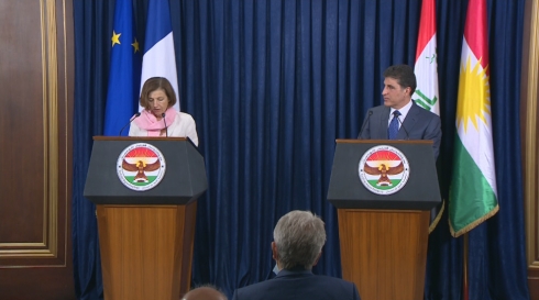 Fransa: Em şanazî dikin ku em ligel Pêşmerge şerê dijî DAIŞê dikin