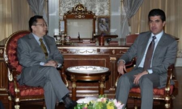 Nêçîrvan Barzanî Û Konsulusê Çînê Civiyan