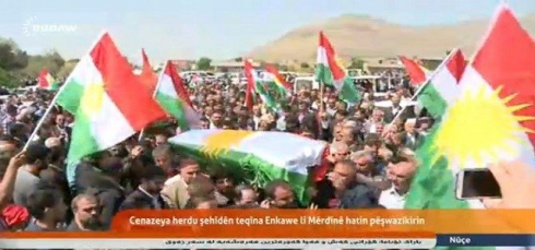 Şehîdên teqîna Hewlêrê bi axê tên spartin