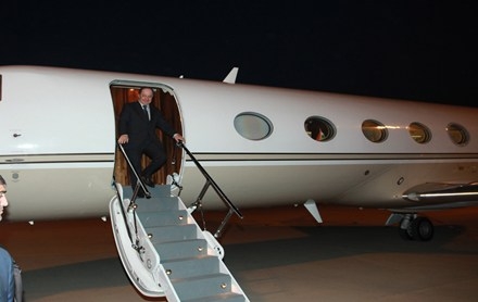 Serokê Herêma Kurdistanê li rêya Firokxaneya Navdewletiya Silêmaniyê ve gihîşt Herêma Kurdistanê