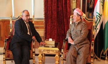 Serokê Herêma Kurdistanê pêşwaziya Dr Adil Ebdulmehdî kir