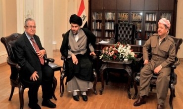 Serok Barzanî, Serok Mam Celal û Seyîd Muqteda Sedir li bajarê Hewlêrê civiyan