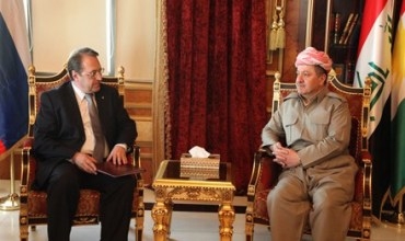 Serokê Herêma Kurdistanê pêşwaziya Nûnerê Taybetê Serokê Rûsya yê Karubarê Rojhilata Navîn kir