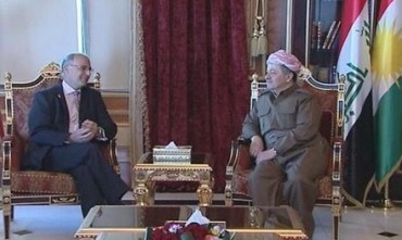 Serokê Herêma Kurdistanê pêşwaziya Balyozê Brîtanya li Iraq kir