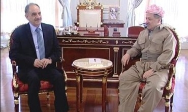 Serokê Herêma Kurdistanê pêşwaziya Dr. Saleh Mutleg kir