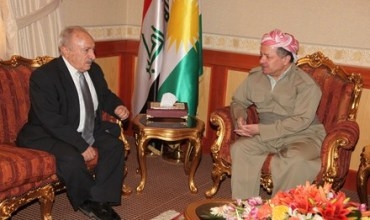 Serokê Herêma Kurdistanê pêşwaziya Dr. Mehmûd Osman kir