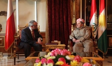 Serokê Herêma Kurdistanê pêşwaziya Balyozê Polonya li Iraq kir