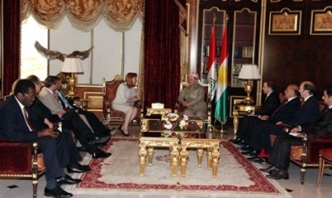 Serokê Herêma Kurdistanê pêşwaziya şandekî bilinda Parlemena Brîtanya kir