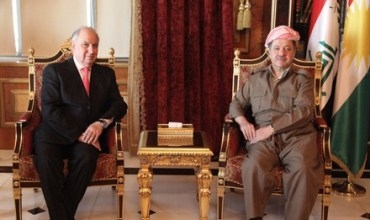 Serokê Herêma Kurdistanê pêşwaziya Serokê Kongreya Niştîmaniya Iraqê kir