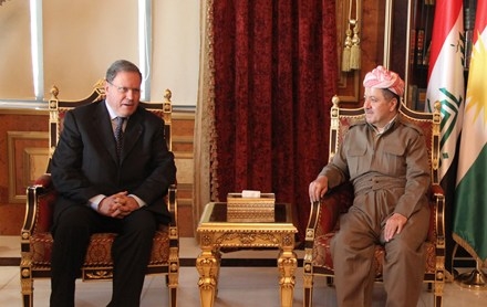 Serokê Herêma Kurdistanê pêşwaziya Konsolê Giştî yê nû yê Fransa li Herêma Kurdistanê kir