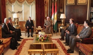 Serokê Herêma Kurdistanê pêşwaziya şandekî rêxistina Hevkariya Navdewletiya Elmanî kir