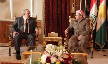 Serokê Herêma Kurdistanê pêşwaziya Serokê Lîsta El Iraqiye kir