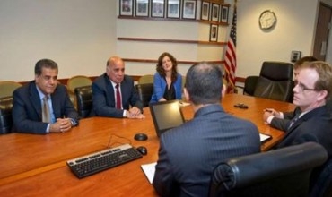 Hevdîtinên pêncemîn roja şanda Herêma Kurdistanê li Emerîka