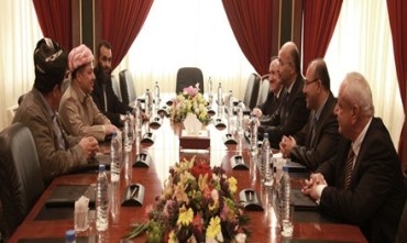 Serokê Herêma Kurdistanê li gel Serok û Endamê Şanda aliyê Kurdistanî yên Bexda civiya