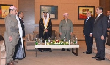 Bi amadebûna Serokê Herêma Kurdistanê rêwresma roja nîştimanî û yekgirtina Mîrgehên Îmarat li Hewlêrê birêveçû