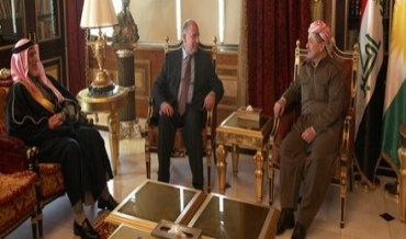 Serokê Herêma Kurdistanê li gel Serokê Encumena Nûnerên Iraqê civiya