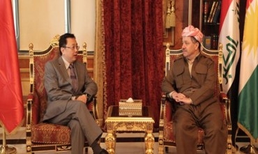 Serokê Herêma Kurdistanê pêşwaziya Balyozê Çîn li Iraqê kir