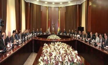 Serokê Herêma Kurdistanê li gel aliyê siyasiyên Herêmê civiya