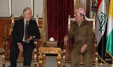 Serokê Herêma Kurdistanê pêşwaziya Dr. Ehmed Çelebî kir