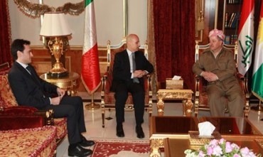 Serokê Herêma Kurdistanê pêşwaziya Balyozê nû yê Îtalya li Iraq kir