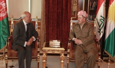 Serokê Herêma Kurdistanê pêşwaziya Balyozê Afxanîstan li Iraqê kir