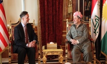 Serokê Herêma Kurdistanê pêşwaziya Balyozê Wîlayetên Yekgirtiyê Emerîka li Iraqa Federal kir