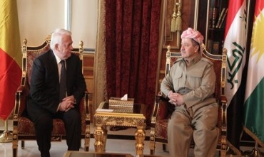 Serokê Herêma Kurdistanê pêşwaziya şandekî paye bilindê Romanya kir