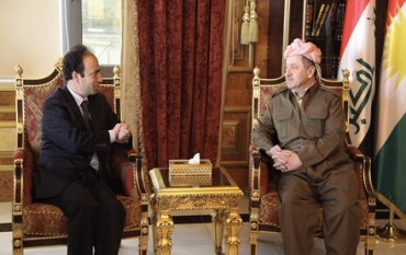 Serokê Herêma Kurdistanê pêşwaziya Serokê Bajarvaniya Mezina Amedê kir