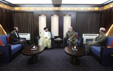 Serokê Herêma Kurdistanê pêşwaziya Serokê Encûmena Bilinda Îslamiya Iraqê kir