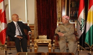 Serokê Herêma Kurdistanê pêşwaziya Balyozê Kanada li Iraqa Federal kir