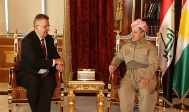 Serokê Herêma Kurdistanê pêşwaziya Konsolê nû yê Elmanya li Hewlêr kir