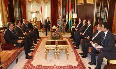 Serokê Herêma Kurdistanê pêşwaziya Wezîrê Pîşesazî û Bazirganiya Derveya Komara Misir kir