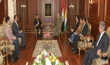 Serokê Herêma Kurdistanê pêşwaziya Palewanên Kurdistanê kir