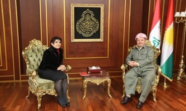 Serokê Herêma Kurdistanê pêşwaziya Leyla Zana kir