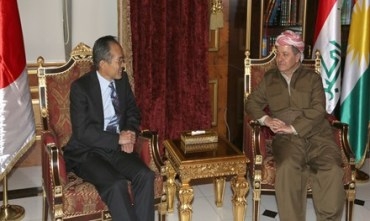 Serokê Herêma Kurdistanê pêşwaziya Balyozê Japon li Iraqê kir