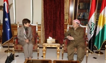 Serokê Herêma Kurdistanê pêşwaziya Balyoza Awustralya li Iraqa Federal kir