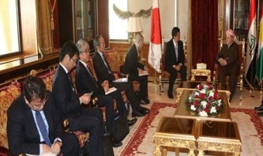 Serokê Herêma Kurdistanê pêşwaziya Cîgirê Wezîrê Derveyê Japonya kir