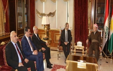 Serokê Herêma Kurdistanê pêşwaziya Wezîrê Bergirî yê Iraqê ya bi wekalet kir