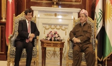 Serokê Herêma Kurdistanê pêşwaziya Wezîrê Derveyê Tirkiyê kir