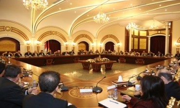 Serokê Herêma Kurdistanê li gel kutle Kurdistaniyên li nav Encûmena Nûnerên Iraqê civiya